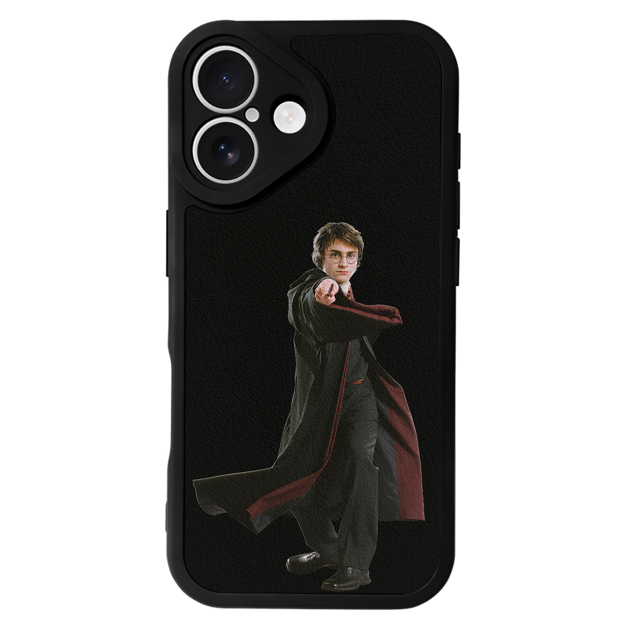 （画像用） Harry Potter ハリー・ポッターシリーズ 【iPhone 16シリーズ対応】シリコンスマホケース（レザー調） 材質：シリコン